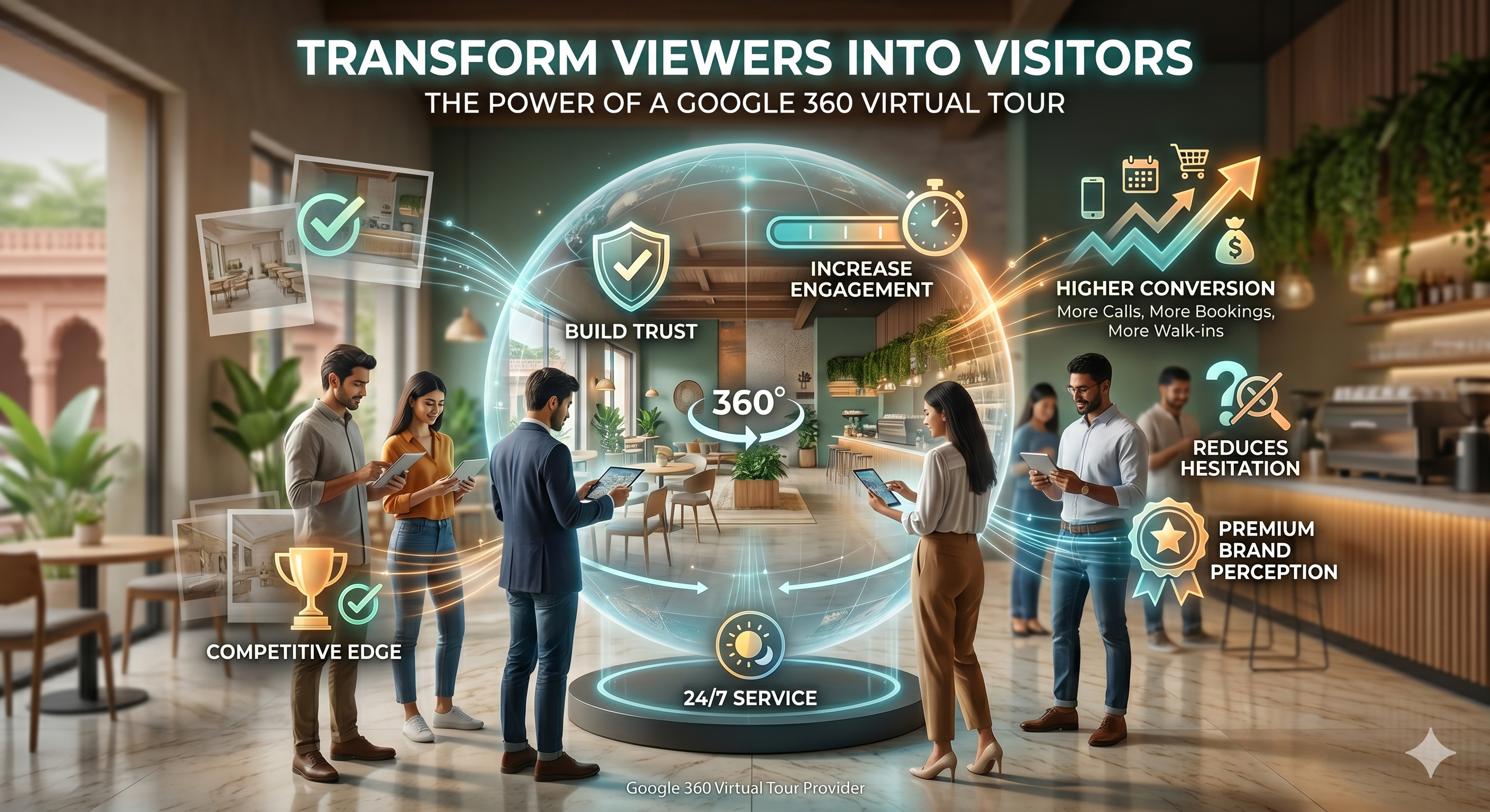 Benefits of Google 360 Virtual Tour for Businesses in India (2026): 7 Reasons It Drives Trust and Conversions