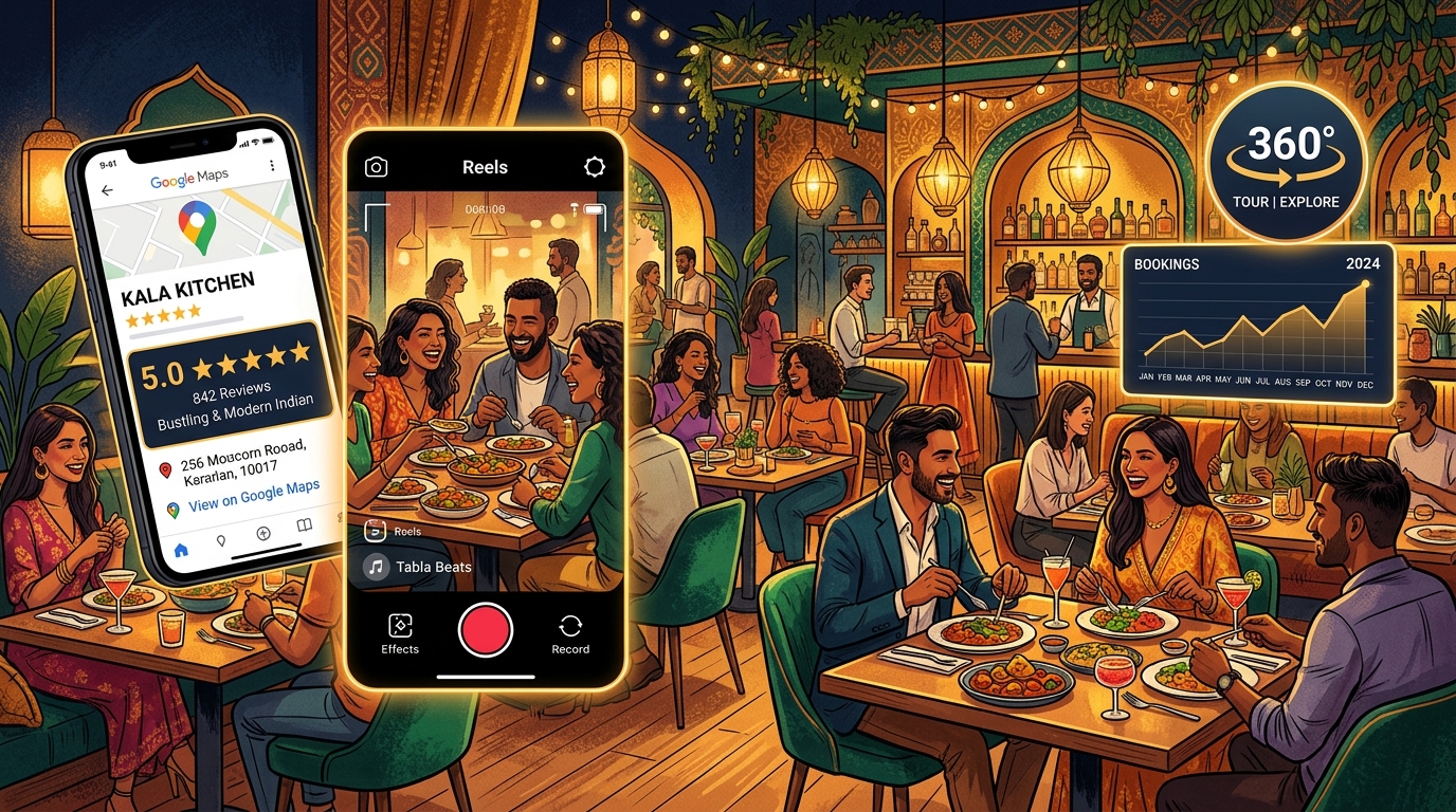How Indian Restaurants Can Use Digital Marketing to Fill Tables Every Week in 2026