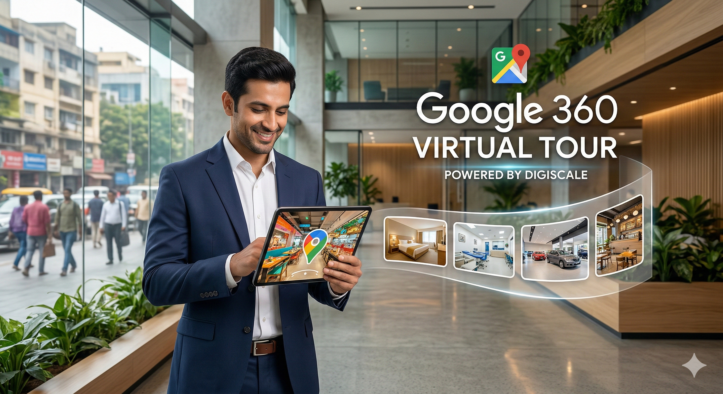 Why Google 360 Virtual Tour is Essential for Every Business in India Powered by DigiScale